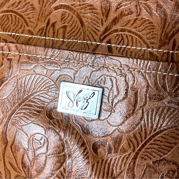 SHARIF Studio Tote Bag & Crossbody Bag Set Textured Canvas Embossed Leather NWOT - Picture 9 of 15